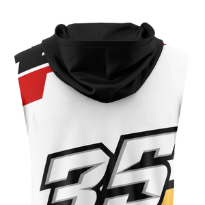 Camiseta de Fútbol 7v7 Eagle Boys sin Mangas con Capucha, Diseño Sublimado con Rayas, Nombre del Equipo Personalizado, Número del Jugador, Ropa Deportiva Juvenil - Product Image 4