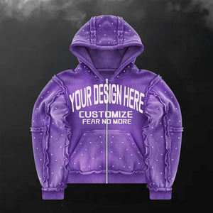 Prêt à expédier – Sweat à capuche léger zippé pour homme, doublure en jersey, qualité de marque de détail - Product Image 4