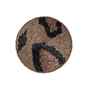 Posavasos artesanales con cuentas, interiores multiculturales, posavasos bohemios con cuentas, reuniones de verano en el patio, tradicionales - Product Image 4