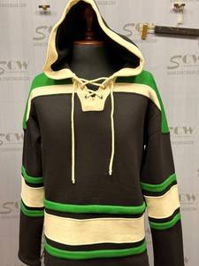High Quality Cotton Terry Oversize Hoodie Streetwear Thick Fleece Drop Shoulder Plain Blank Custom <b>Men</b> Hoodies - Product Image 2