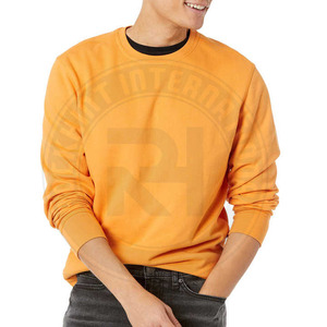 Sudadera de algodón grueso de cuello redondo para hombre, estilo urbano, holgada, suave, de fabricante. - Product Image 1