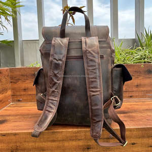 Haute Qualité Designer De Luxe Durable Pleine Fleur En Cuir Confortable D'affaires Loisirs Sports Personnalisé Voyage Sacs À Dos Pour Ordinateur Portable - Product Image 5