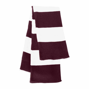 Écharpe longue en acrylique jacquard tricotée pour l'hiver, personnalisable avec logo imprimé, idéale pour le football, vente en gros - Product Image 5
