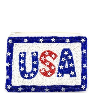 Vintage Lady Eco-Friendly Beautiful Handmade Beaded Coin Purses Latest Design Colorful <b>Mini</b> Zipper Closure Embroidered American - Product Image 3