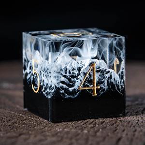 Ensemble de dés en résine pour jeux de rôle fantastiques, dés polyédriques en résine de haute qualité pour jeux de table professionnels, fournitures de jeux en gros - Product Image 4