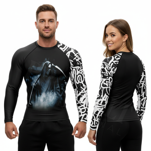 Nuevo Rashguard de Compresión BJJ con Diseño Sublimado, Transpirable, de Secado Rápido, para Todas las Temporadas, a Precio Económico - Product Image 3