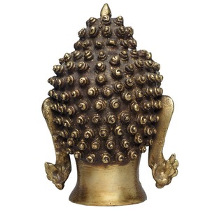 Indian Supplier Handcrafted <b>Buddha</b> <b>Head</b> Sculpture for Meditation Hall or Office Desk & Home Temple Available at Good Price - Product Image 4
