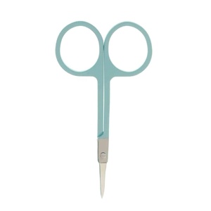 Ciseaux professionnels pour manucure, outil de beauté, ciseaux droits pour sourcils, en acier, pliables, écologiques - Product Image 2