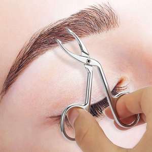Pince à épiler pour sourcils faite à la main, en acier inoxydable, pince à épiler de précision noire, ensemble de pinces à épiler à pointe droite, 3 pièces - Product Image 4