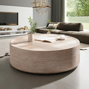 Mesa de Centro de Madera de Diseño Italiano Moderno y Minimalista para Apartamentos Pequeños, Mueble para Sala de Estar, Fácil de Limpiar, No Plegable - Product Image 3