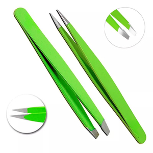 Eyebrow Tweezers Stainless Steel Beauty <b>Tool</b> Custom Logo Supplier Professional Grooming Equipment High-quality Pointed Tip - Product Image 5