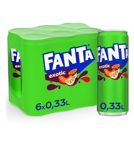 Fanta Exotic Alemán al por Mayor en Caja de 330ml - Ideal para Exportación a Mercados de EE. UU., Asia y Medio Oriente - Product Image 2