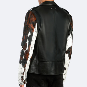 Chaqueta de Cuero Vacuno para Hombre, Estilo Nuevo, Alta Calidad, Doble Cara, Transpirable, Impermeable, Mangas Completas, para Invierno - Product Image 4