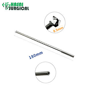 Broca de Bola Redonda Canulada de Alta Resistencia para Fémur, 8.5mm, Herramienta Quirúrgica Ortopédica - Product Image 1