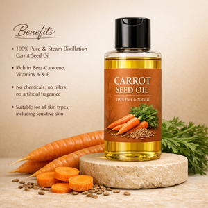 Huile Essentielle de Graines de Carotte Distillée à la Vapeur, Pure, Nourrissante, Hydratante, Anti-Âge, Hydratation Profonde, Qualité Supérieure, Marque Privée - Product Image 2