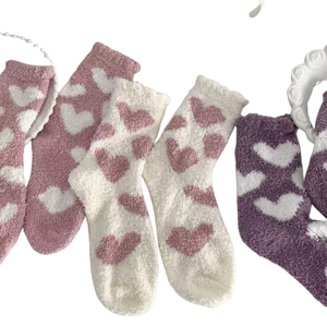 Cross Border Non Shedding Mid Calf <b>Winter</b> Thickened <b>Socks</b> Coral Fleece Warm Long <b>Socks</b> Cute Cotton <b>Socks</b> for Sleeping Home - Product Image 5