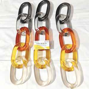 Chaînes en résine personnalisables, très grandes et aux couleurs claires, maillons en résine multicolores de grande taille disponibles. - Product Image 5