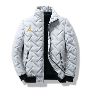 OEM ODM Custom <b>Winter</b> Classic Stand Collar Waterproof Windbreaker Thick <b>Quilted</b> Jacket Camouflage Long Casual Zipper for Men - Product Image 4