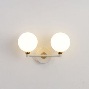 High Quality Iron Coastal Design Wall Lamp with Off-White Shade LED Dimmable Wall-Mounted for Home Office Use - Product Image 3