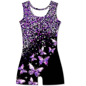 Combinaison une pièce tie-dye pour femme, sans manches, col rond, tricot extensible, débardeur, tenue d'été - Product Image 3