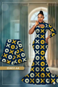 Custom African Wax Print Cotton Fabric Ankara Kitenge for Logo Design Garment Manufacturing Bulk OEM ODM Service Provider - Product Image 6