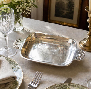Best Quality Food Serving <b>Tray</b> Glossy Silver <b>Mirrored</b> Finished Stainless Steel Serving <b>Tray</b> With Attractive Handle - Product Image 2
