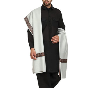 Chales de Hombro de Lujo para Hombre, de Alta Calidad, al por Mayor, Largos, Estampados, con Logotipo Personalizado, Tejidos, Modernos, Nuevos, de Cachemira Lisa - Product Image 3