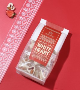 Chocolate Blanco Premium con Yogur de Fresa y Almendras para Set de Regalo Promocional Empresarial en Caja de Empaque Personalizada - Product Image 3