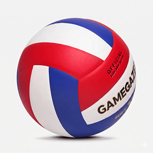 ลูกวอลเลย์บอล GAMEGAZER MS-VB-1023 PU ทนทาน น้ำหนักเบา ขนาด 5 น้ำหนัก 260-280 กรัม รอบวง 650-670 มม. เย็บด้วยเครื่องจักร ปรับแต่งได้ - Product Image 2