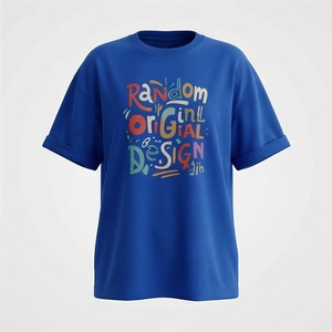 Camiseta Oversize de Algodón Ecológico para Mujer al por Mayor, Proveedor OEM, Estampado DTF, Ajuste Holgado Urbano, Top de Moda de Calidad Sostenible - Product Image 1