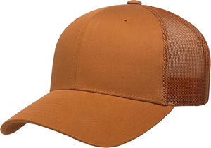 Gorras Trucker de Algodón de 6 Paneles al por Mayor para Hombre y Mujer, Color Sólido, Parche Bordado, Ajustables - Product Image 6