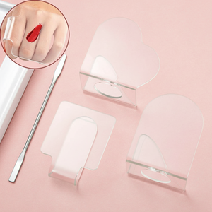 Paleta de Maquillaje Transparente de Acrílico, Bandeja de Mezcla Portátil para Base, Corrector, Lápiz Labial y Pigmentos - Product Image 4