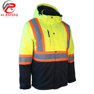 Chaqueta Softshell de Alta Visibilidad y Calidad Superior, Impermeable, de Poliéster, Ropa de Trabajo de Seguridad con Logotipo Personalizable 2026 para Hombre, Corte Ajustado - Product Image 3