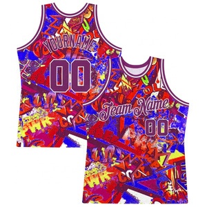 Personnalisé entièrement Sublimation2025 Offre Spéciale maillots en gros personnalisé équipe cousue maillot de basket-ball américain - Product Image 2