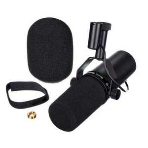 Micrófono Dinámico Profesional Cardioide <span class=keywords><strong>SM7B</strong></span>/SM7DB XLR/USB Tipo C con Preamplificador Incorporado, Cancelación de Ruido, Ligero, Metálico, con Cable - Product Image 2