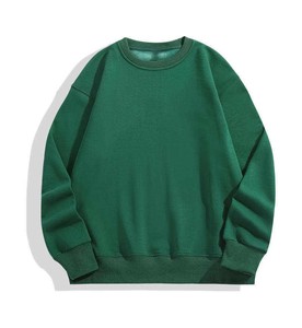 เสื้อสเวตเชิ้ตคอกลมสีดำสำหรับผู้ชาย ทรงปกติ ผ้าถัก สีพื้น สวมใส่สบายๆ สำหรับฤดูใบไม้ร่วง - Product Image 5