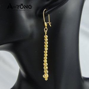 Conjunto de Joyería de Lujo con Cuentas de Oro de Dubái para Mujer, Collar Elegante Clásico de 21k, Juego de 3 Piezas para Novia, Boda o Fiesta - Product Image 5
