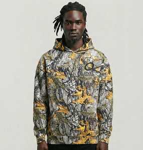 Fabrication de sweats à capuche camouflage en molleton de coton pour l'hiver, sweats à capuche épais pour hommes, sweats à capuche et sweat-shirts et vestes - Product Image 1