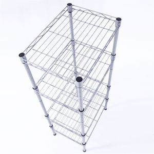 Scaffale di Stoccaggio XM 207S Grigio Argento a 4 Ripiani, Scaffalatura Rettangolare in Acciaio al Carbonio per Garage, Montaggio in Metallo - Product Image 2