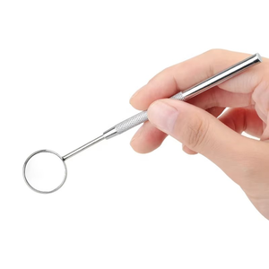 Miroir buccal dentaire de haute qualité avec manche en acier inoxydable et tête détachable, certifié CE - Product Image 5