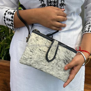 กระเป๋าคลัทช์หนังวัวคุณภาพสูงสำหรับผู้หญิงกระเป๋าสตางค์ยาวหนังแท้กระเป๋าใส่บัตรเครดิต - Product Image 4