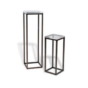 Mesa de Centro Elegante para el Hogar, Hotel, Restaurante, Sala de Estar, Color Plateado, Diseño Moderno, Muebles Metálicos - Product Image 3