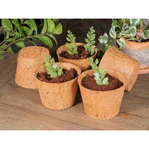 Macetas de Fibra de Coco Biodegradables para Plantas y Flores, Contenedores de Cultivo Ecológicos con Diseño Circular - Product Image 6