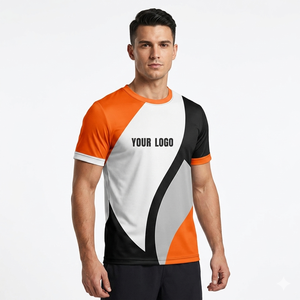 Camiseta Deportiva Personalizada Unisex para Esports, Manga Corta, Impresión Digital, Cuello Redondo, Uniforme de Juego, 100% Poliéster, para Jugador Frontal Adulto - Product Image 1