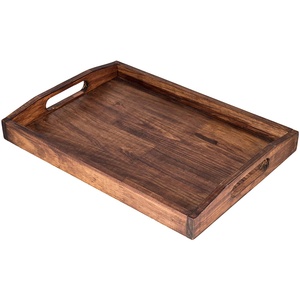 Plateau de service en bois élégant Design classique écologique Plateaux de service pour la décoration et la cuisine Vente chaude - Product Image 1