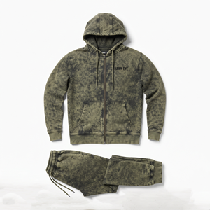 Men's Regular Fit Acid Wash Tracksuit Breathable Running Training <b>Jogger</b> <b>Set</b> Casual Fitness Sportswear Winter Outfit - Product Image 4