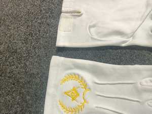 Nouveaux Gants Maçonniques Professionnels Confortables 2026 – Service OEM, Faible MOQ, Qualité Supérieure, Logo et Style Personnalisés - Product Image 2
