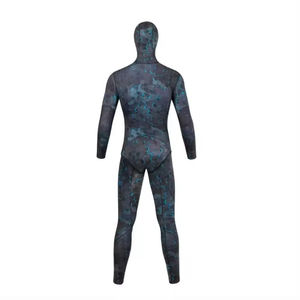 Traje de Buceo DIVESTAR Personalizado con Estampado Frontal, 3mm Neopreno, Cremallera Trasera, Transpirable, Ecológico, Protección Solar, Manga Corta para Hombre - Product Image 4