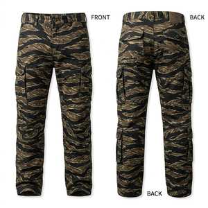 Pantalon cargo camouflage ample pour homme, coupe extra large, imprimé haute qualité, streetwear sur mesure - Product Image 5