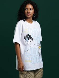 เสื้อยืดลายกราฟิกสำหรับผู้หญิง แฟชั่นลำลอง ผ้าฝ้าย พิมพ์ข้อความสร้างแรงบันดาลใจ ทรงโอเวอร์ไซส์ แขนสั้น สไตล์สตรีทแวร์ - Product Image 3